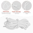thumbnail image 1 of MERRYHAPY 1 Pair Fashionable Shoelace White Polyester Round Decorative Durable Easy Fastening for Everyday Use, 1 of 8