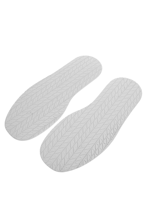 1Pair White Boot Sole Replacement Patch Wear Resistant Shoe Sole Repair Cushion