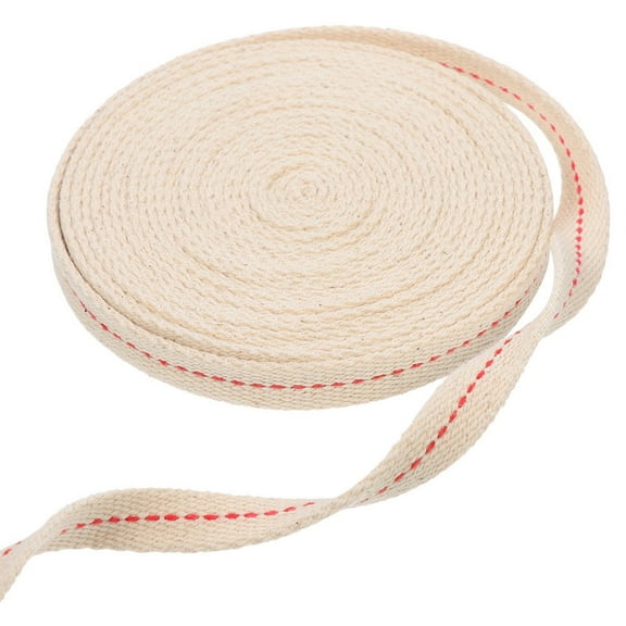 MERRYHAPY 1 Roll Oil Lamp Wicks Bulk for Outdoor Use and Camping Cotton Flat 11.8x0.98x0.04In
