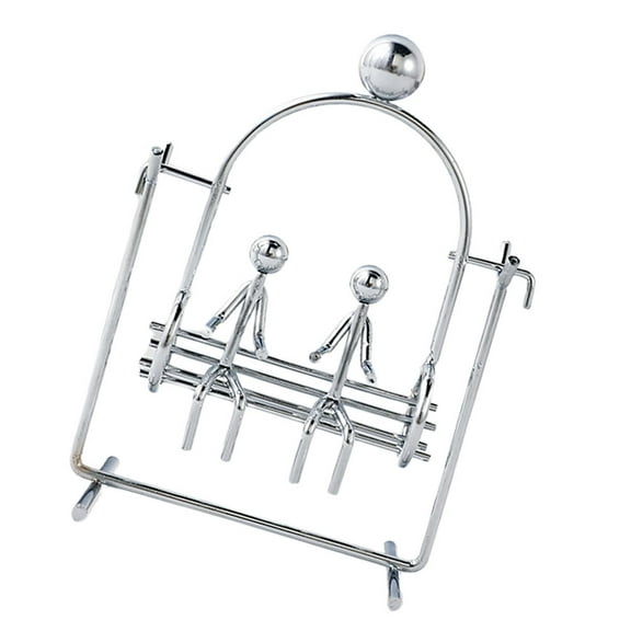 MERRYHAPY 1 Set Art-in-Motion Pendulum Balance Balls Iron Material for Adult Home and Office Decoration