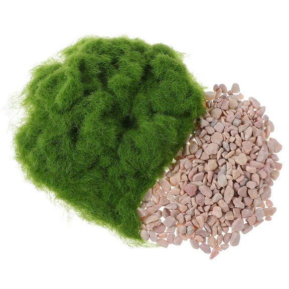 MERRYHAPY Artificial Grass for Crafts, Nylon and Stone Material, Assorted Colors, Realistic Texture for Projects