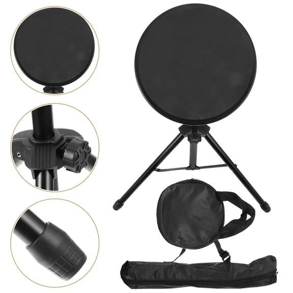 MERRYHAPY Drum Practice Pads Set Rubber Material Quiet Home Drum Pad for Drummers Beginners and Professionals