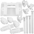thumbnail image 1 of MERRYHAPY 1 Set Headlight Adjuster Kit Headlamp Top Adjusting Bush Adjuster Clip Bush Screw, 1 of 8