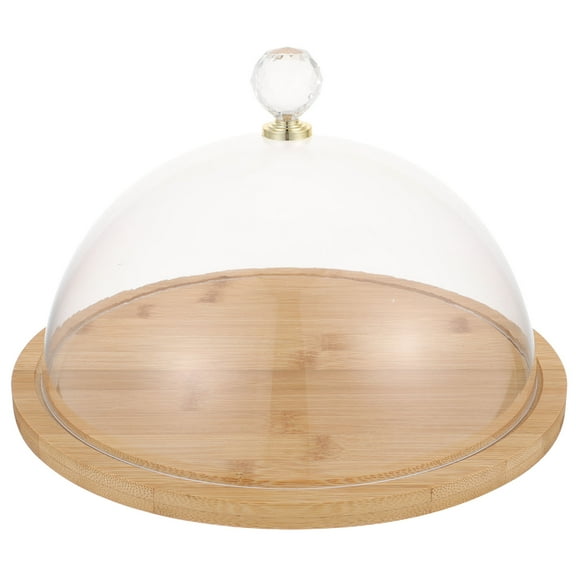 MERRYHAPY 1Set Transparent Acrylic Household Food Cover with Round Handle for Kitchen Use