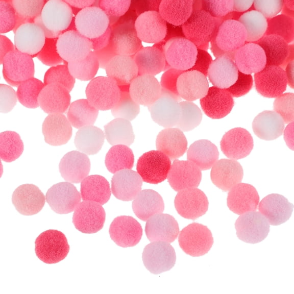MERRYHAPY Handmade Assorted Color Pom Poms High Elasticity for Craft Projects Decorations and Kids Art Supplies