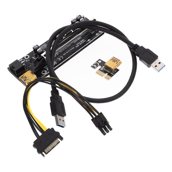 MERRYHAPY High-Speed PCI-E Card with Black PCB - 1 Set Connector for Gamers and PC Enthusiasts