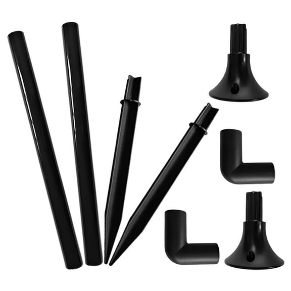 MERRYHAPY 1 Set ABS Solar Light Pole Stakes for Yard, Weatherproof, Wind Resistant Outdoor Garden Lighting Accessories