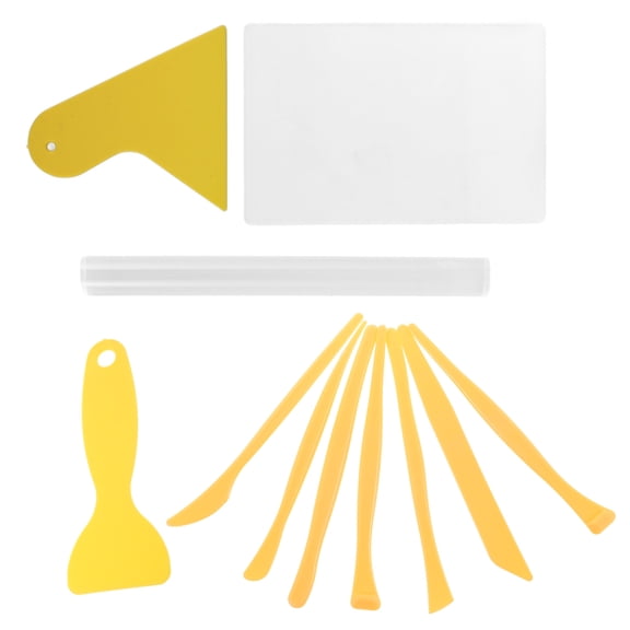 MERRYHAPY Pottery Ribs Clay Sculpting Tools Assorted Colors for Kitchen and Craft Use and Easy to Clean