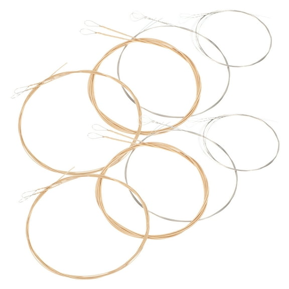 MERRYHAPY Stainless Steel Mandolin Strings Set for Clear Sound, Easy Installation, , Ideal for Players and Enthusiasts