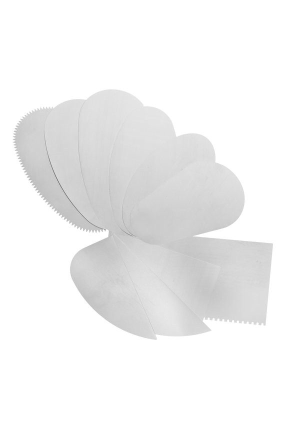 10-Piece Stainless Steel Clay Sculpting Tools Set with White Handles for Pottery and Crafting