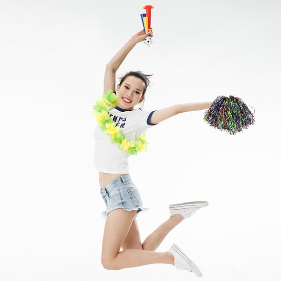 MERRYHAPY Lightweight Compact Cheer Pom Poms Portable Accessories for Dance Performance and