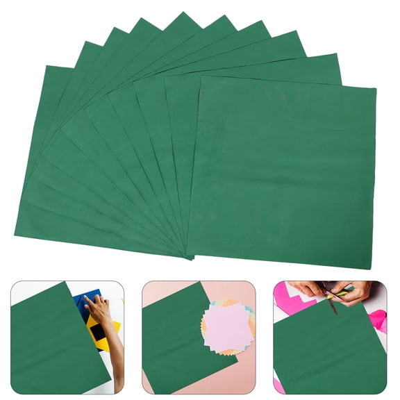 MERRYHAPY 10 Sheets Green EVA Colored Paper for Kids Crafting, Stage Background, Decorations and Art Projects