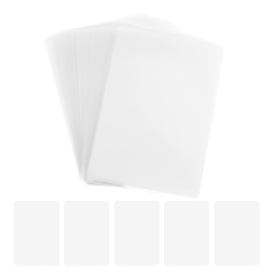 MERRYHAPY Laminating Sheets Clear Plastic 100 Pack for Home and Office Use Protect Photos Documents
