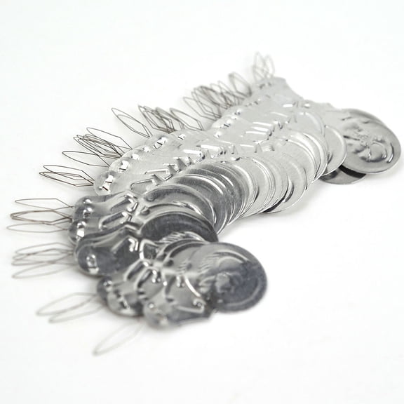 MERRYHAPY Self Threading Needles Assorted Colors 100 Pieces Sewing Needles for Hand and Machine Use