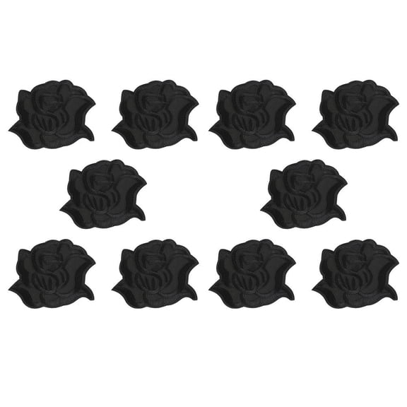 MERRYHAPY Clothing Repair Patches Black Fabric Iron-On for Clothes