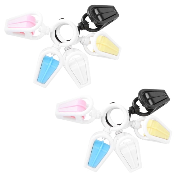 MERRYHAPY Swivel Clothes Pins Multi Color 360 Degree Rotating for Laundry Use 10Pcs
