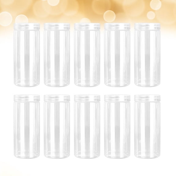 MERRYHAPY 10-Pack Liquid Storage Bottles for Families, Leak-Proof, Reusable, Ideal for Kitchen and Travel