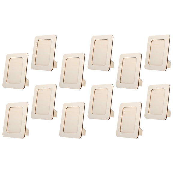MERRYHAPY Unfinished Wooden Picture Frame for Wall or Table Decor, Perfect for Living Room, Bedroom, Office, and Home Display