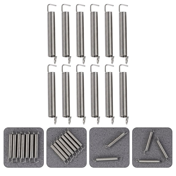 MERRYHAPY 12-Pack Electric Guitar Tremolo Bridge Springs and Metal Claws Replacement Parts for Guitar Players