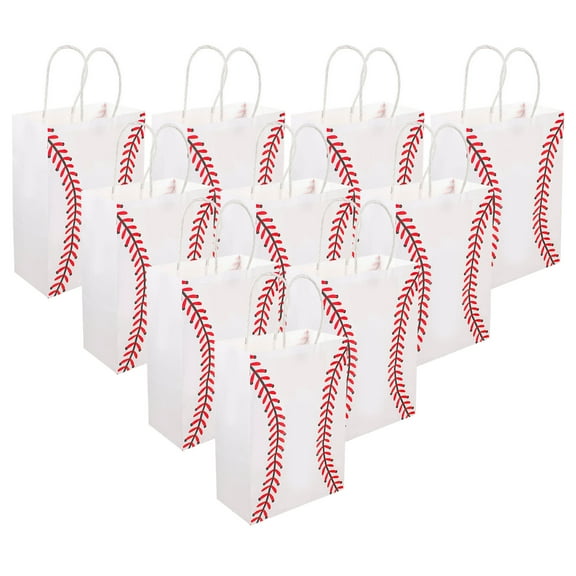 MERRYHAPY 12Pcs Party Favor Bags for Event Decoration Tote Style Paper Multiple Colors 11.8x5.9x3.1in