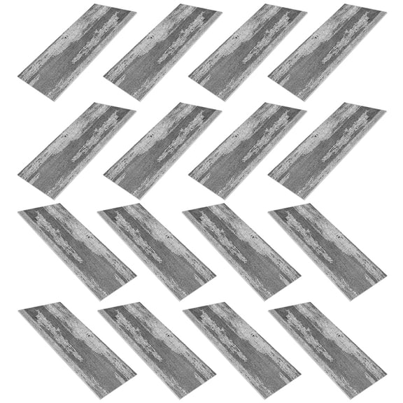 MERRYHAPY Brick Sticker For Decor Removable Dark Grey 16Pcs