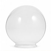 MERRYHAPY Outdoor White Acrylic Globe Lampshade, Patio Light Cover, Weather Resistant, Stylish Garden and Porch Lighting Accessory