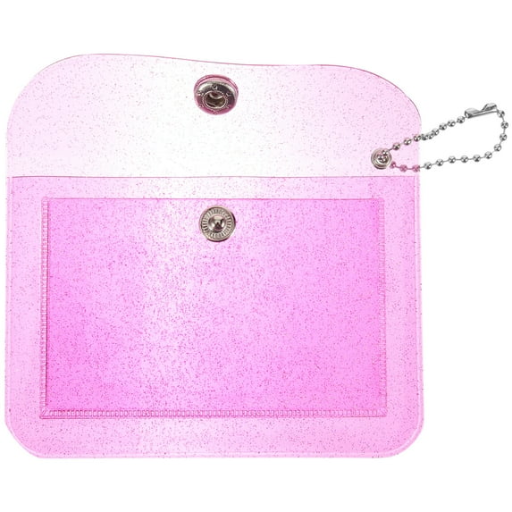 MERRYHAPY 1Pack Portable Change Wallet for Women in Transparent PVC for Storing Cards