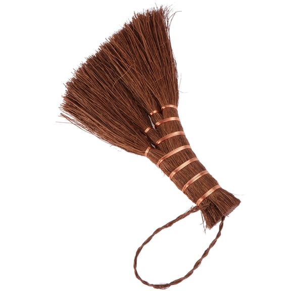 MERRYHAPY Small Straw Broom 1 Pack Lightweight Palm Household Cleaning Brush for Sweeping Floors and