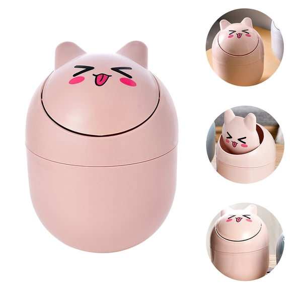 MERRYHAPY Desktop Trash Can and Multi-Functional ABS Organizer for Home Office Use, 1 Piece