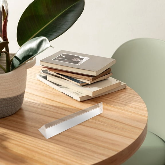 MERRYHAPY 1-Pack Triangular Prism for Photography Light Refraction and Creative Photo Effects Accessory