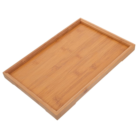 MERRYHAPY Serving Tray Chocolate Color with Stylish Design for Home Food Display and Entertaining