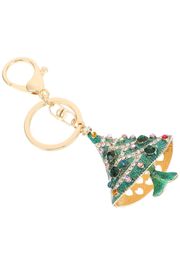 1Pc Green Zinc Alloy Key Festive Design Gift for Family and Friends