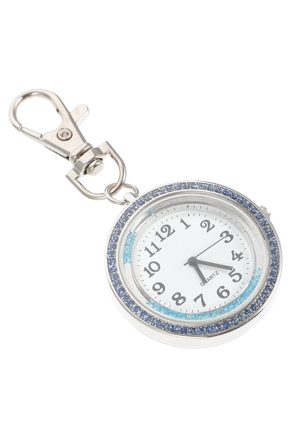 Vintage Stainless Steel Pocket Watch Keychain Design and Stylish Accessory for Everyday Use
