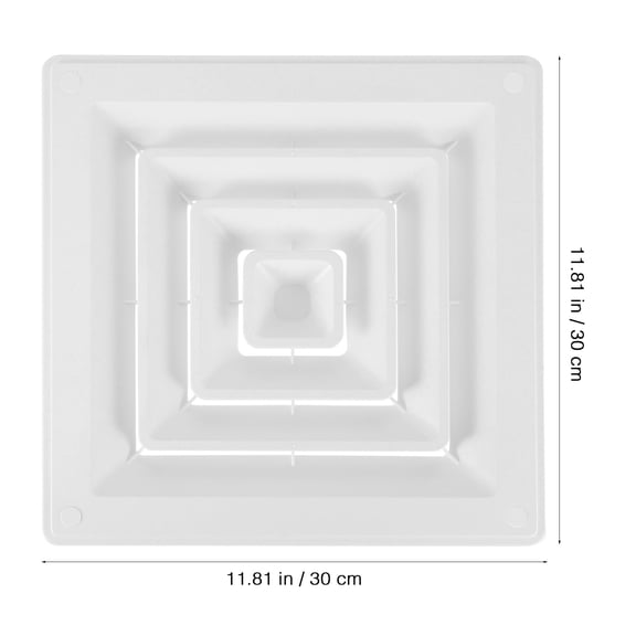 ABS Plastic Ceiling Covers, 11.81x11.81 Inch AC Vent Covers for Home Ceiling Registers