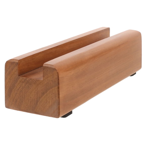 MERRYHAPY Brown Wooden Floor Mirror with Modern Minimalist Base , Secure Placement in Any Room Dcor