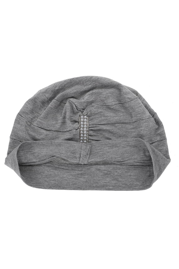 Adult Night Sleep Cap Modal Cotton Grey Soft Comfortable Sleeping Hat 1 Pack