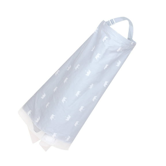 MERRYHAPY Lightweight Nursing Cover for Outdoor Use, Grey - Breathable Baby Breastfeeding Privacy Scarf