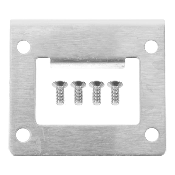 MERRYHAPY Universal Metal Door Lock Plate Replacement Set with Deadbolt Guide for Secure Door Installation