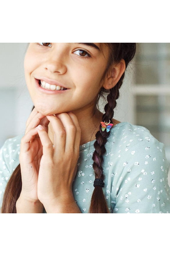 Boho Metal Butterfly Braid Hair Jewelry Set for Versatile Hair Decoration and Styling Accessories