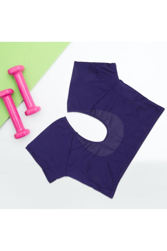 Women Underarm Sweat Vest Dark Quick Dry Lightweight Moisture Wicking Shirt for Outdoor Sports Activities