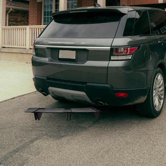 MERRYHAPY Black Rear Tail Spoiler ABS Material Car Modification Accessory for Vehicle Styling and Aerodynamics