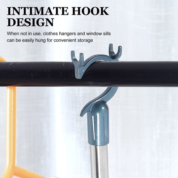 MERRYHAPY Extendable Adjustable Closet Rod, Aluminum Stainless Steel Clothes Hanging Pole for Wardrobe Storage