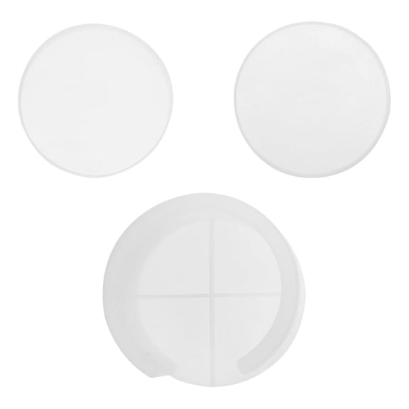 MERRYHAPY Silicone Mold Set for Handmade White Crafts, Cup Pad Mold for Crafting and Art Projects
