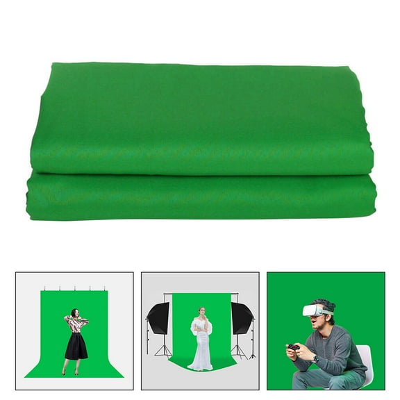 MERRYHAPY 1Set Fabric Backdrop Green Video Production and Event Planners