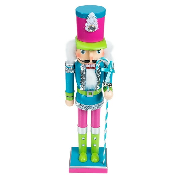MERRYHAPPY Christmas Nutcracker Figurine, Synthetic Material, Holiday Decoration, 1 Pack