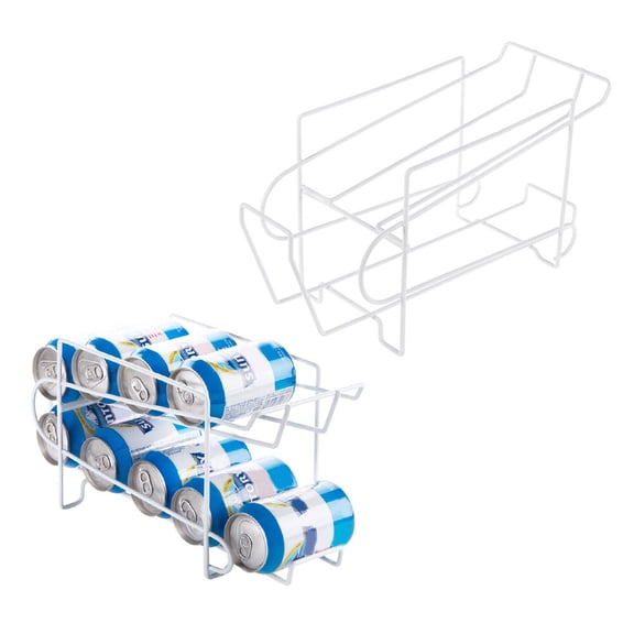 MERRYHAPY White Iron Beer Bottle Storage Rack Hanger Organizer for Living Room and Office Practical Display