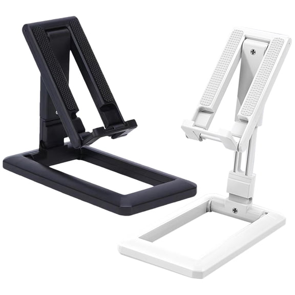 MERRYHAPY Adjustable Height Cell Phone Holder ABS Material 2-Pack for Home and Office Use