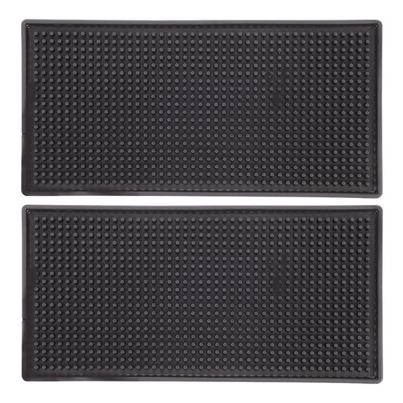 MERRYHAPY 2-Pack Anti-Skid PVC Bar Mat Non- Drying Mat for Coffee Station Kitchen Counter