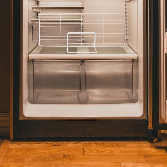 MERRYHAPY 2-Pack Adjustable Freezer Dividers with Ventilated White Iron Design, Refrigerator Storage Organizers for Home Kitchen