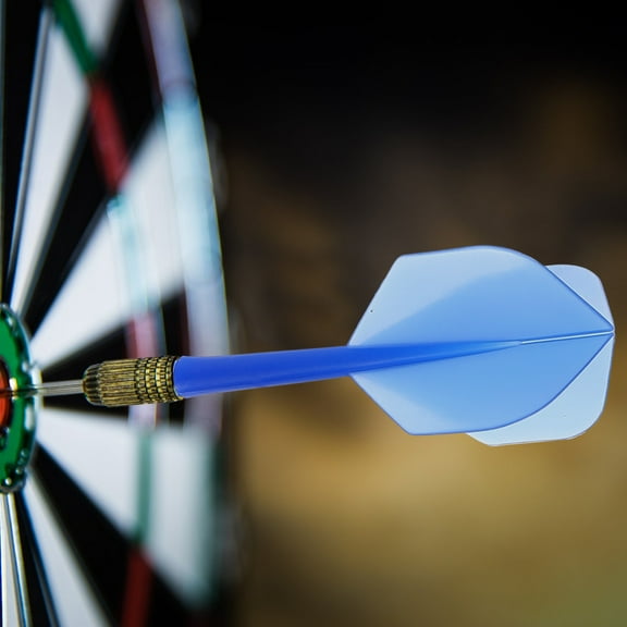 MERRYHAPY 20Pcs Professional Wear-Resistant Plastic Dart Tails Accessories for Portable Game Use